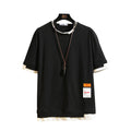 T-shirt color block pour homme - Coupe décontractée