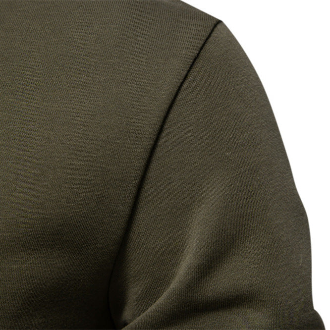 Long sleeved solid color hoodie