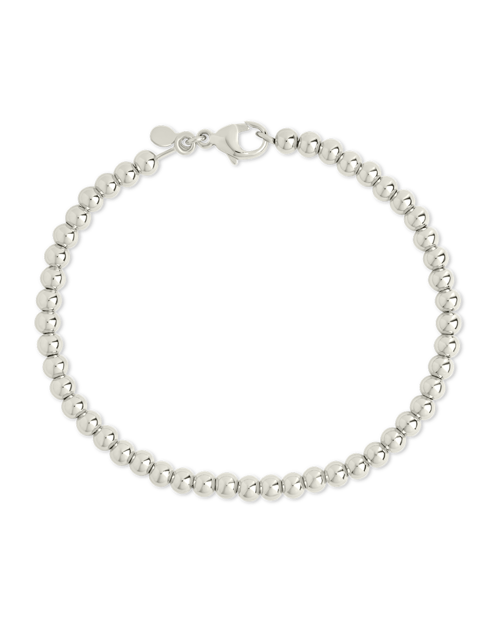Bracelet en argent sterling maille boule Ravenna