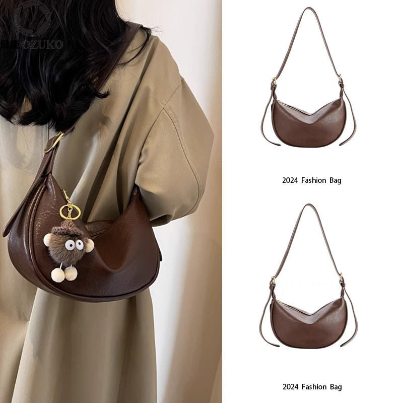 Sac à bandoulière tendance et populaire, sac porté croisé, sac peluche