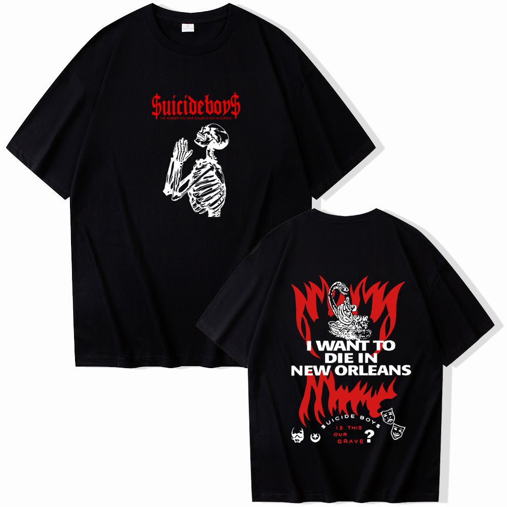 T-shirt Suicide Boys G-59 pour femme à manches courtes