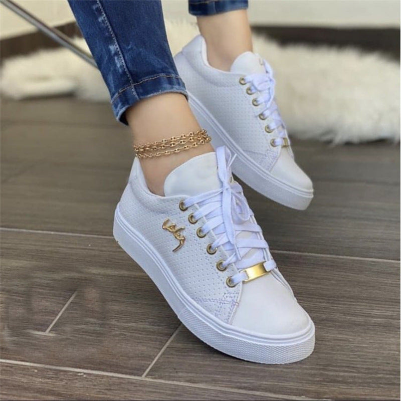 Chaussures simples surdimensionnées pour femmes, bout rond, semelle épaisse