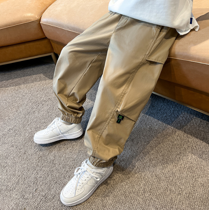 Pantalon de travail pour garçons, pantalon de sport décontracté de marque de mode printemps et automne, pantalon de printemps pour enfants