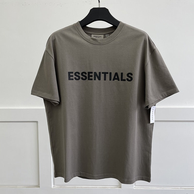 FEAR OF GOD ESSENTIALS Double Thread Chest Letter High Street T-shirt à manches courtes Homme et Femme Mode Signature