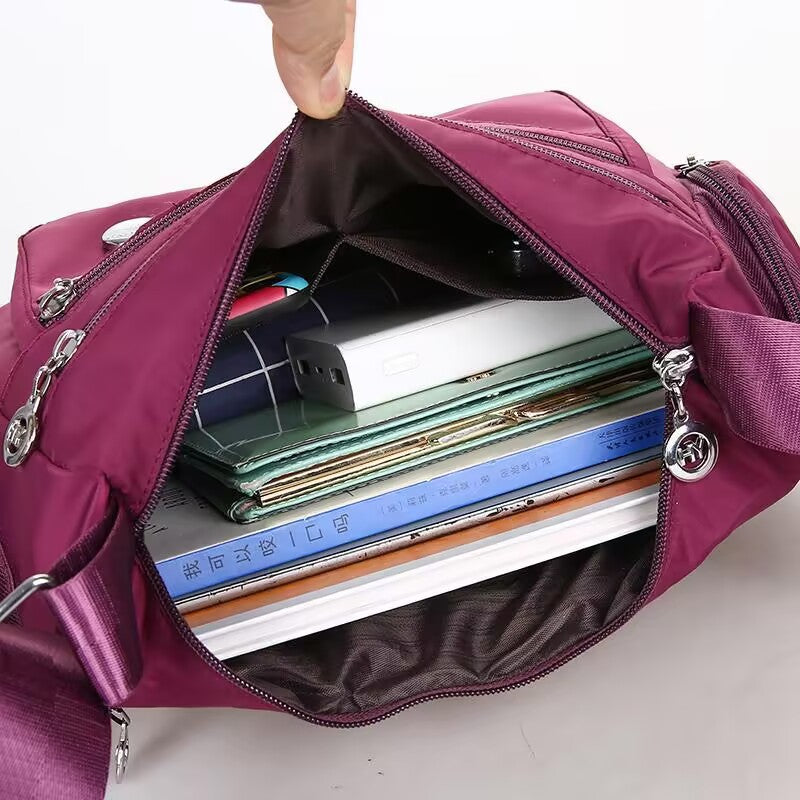 Sac bandoulière multifonction pour femme, léger, grande capacité