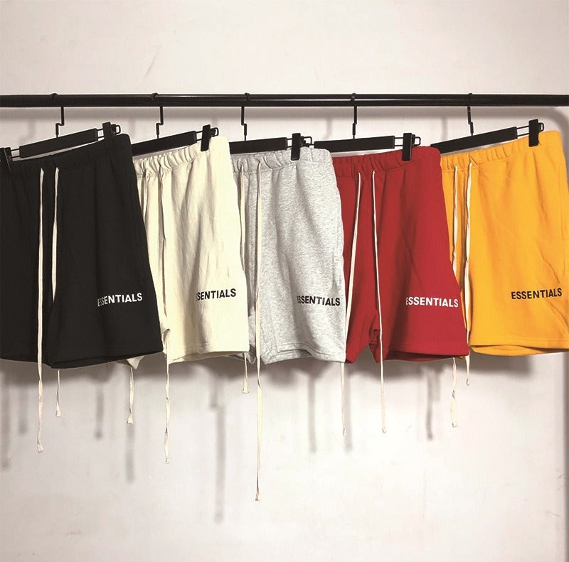FOG Capri Saison de Dieu ESSENTIELS Tendance Shorts de Sport Décontractés Hommes et Femmes Pantalons à Cordon Tendance