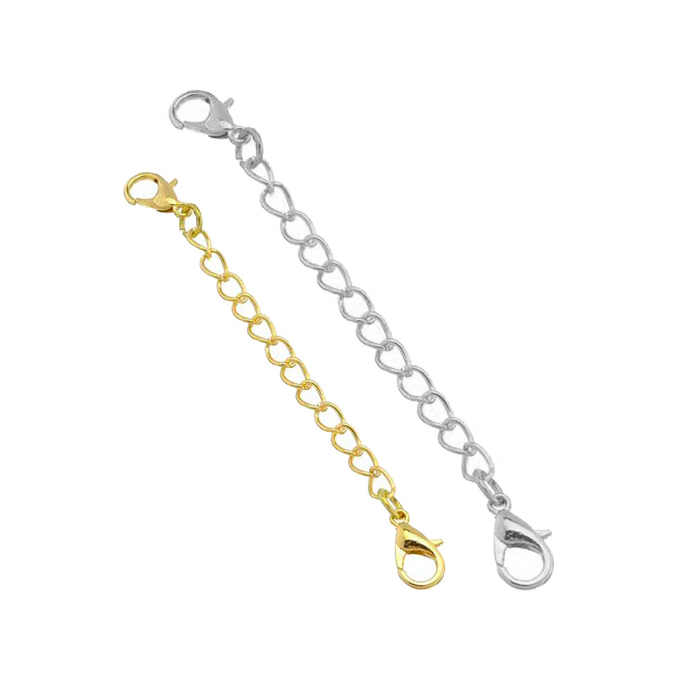 Rallonge de collier en argent sterling – Lot de 2