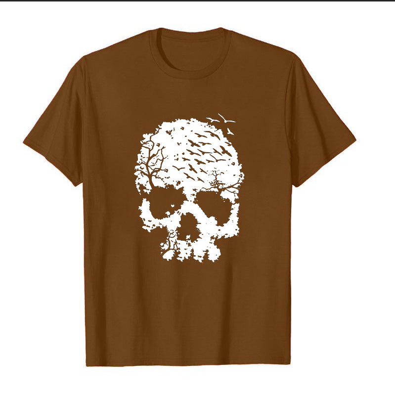 Skull Shirts for Women Skeleton Funny Gothic Graphic T-Shirt