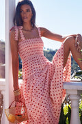Robe salopette européenne et américaine, vêtements pour femmes, nouvelle robe décontractée printemps et été, jupe taille haute imprimée