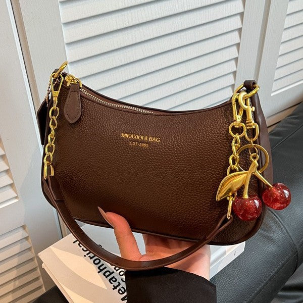 Sac à bandoulière polyvalent avec chaîne en forme de dumpling