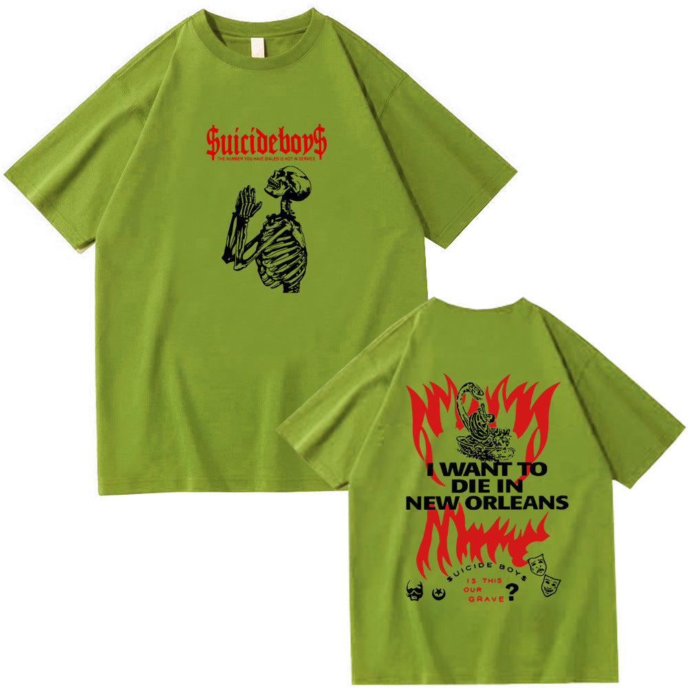 T-shirt Suicide Boys G-59 pour femme à manches courtes