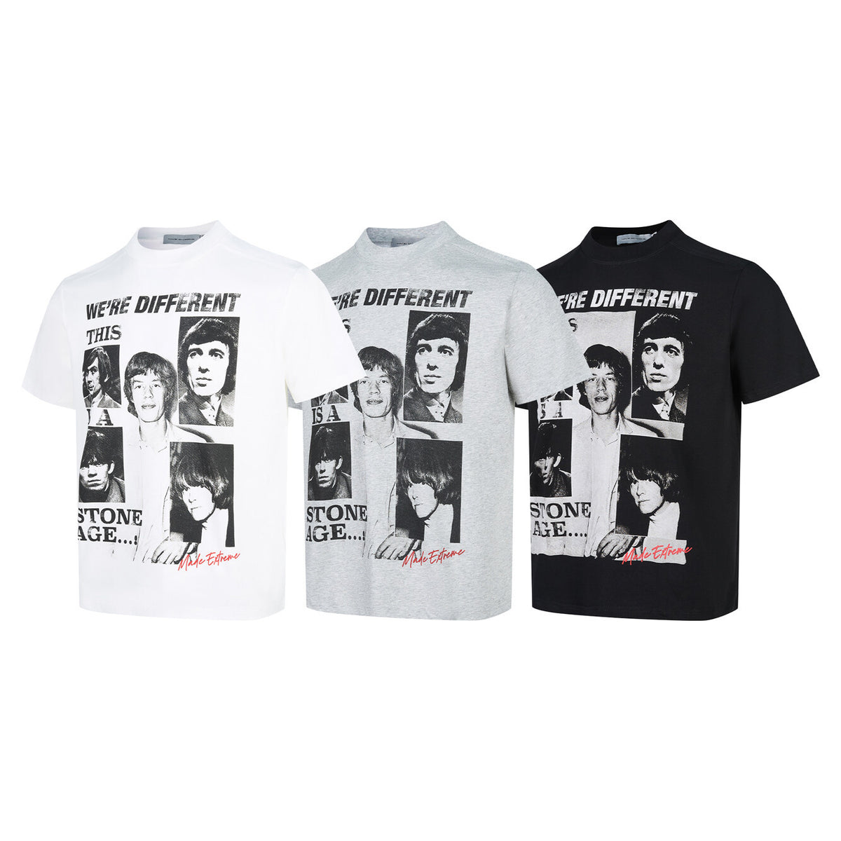 Person printed loose short sleeved men's and women's T-shirts