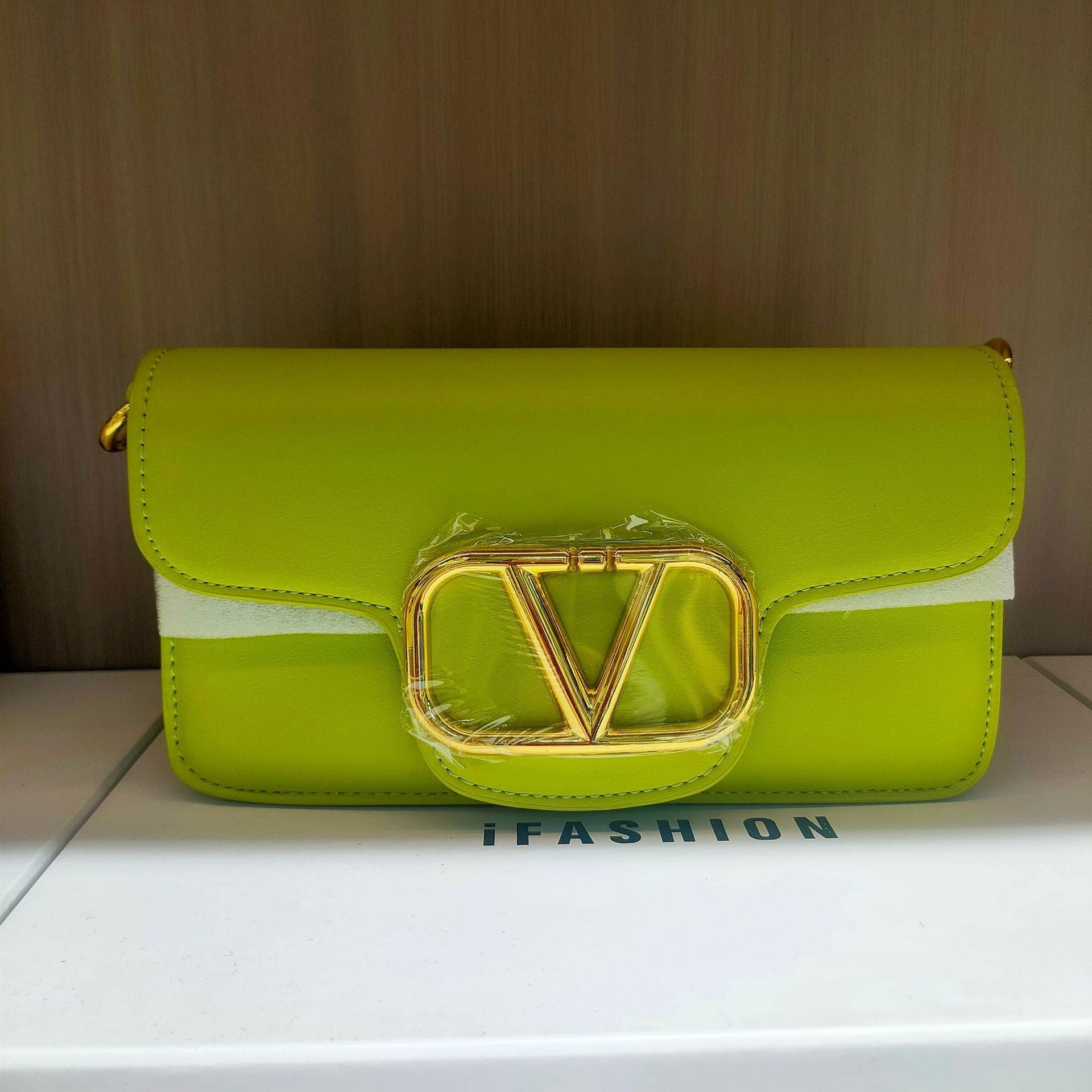 Sac Femme Mode Luxe Minimaliste Haut de Gamme Bandoulière Sac à Main Cuir Véritable Élégant Polyvalent Chaîne Petit Sac Carré