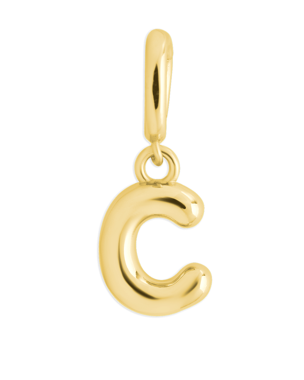 Pendentif Lettre en Argent Sterling