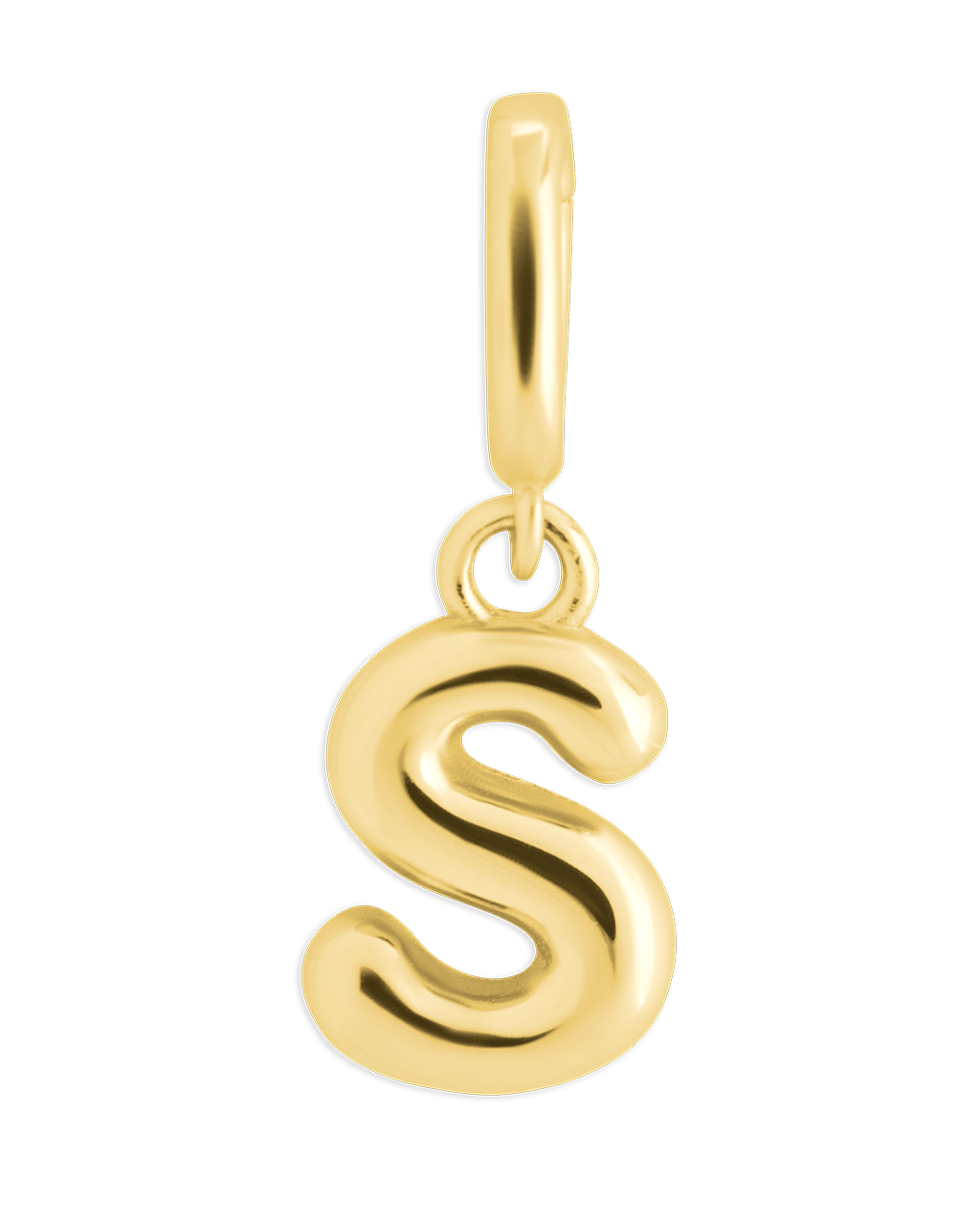 Pendentif Lettre en Argent Sterling