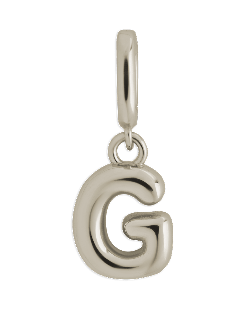 Pendentif Lettre en Argent Sterling