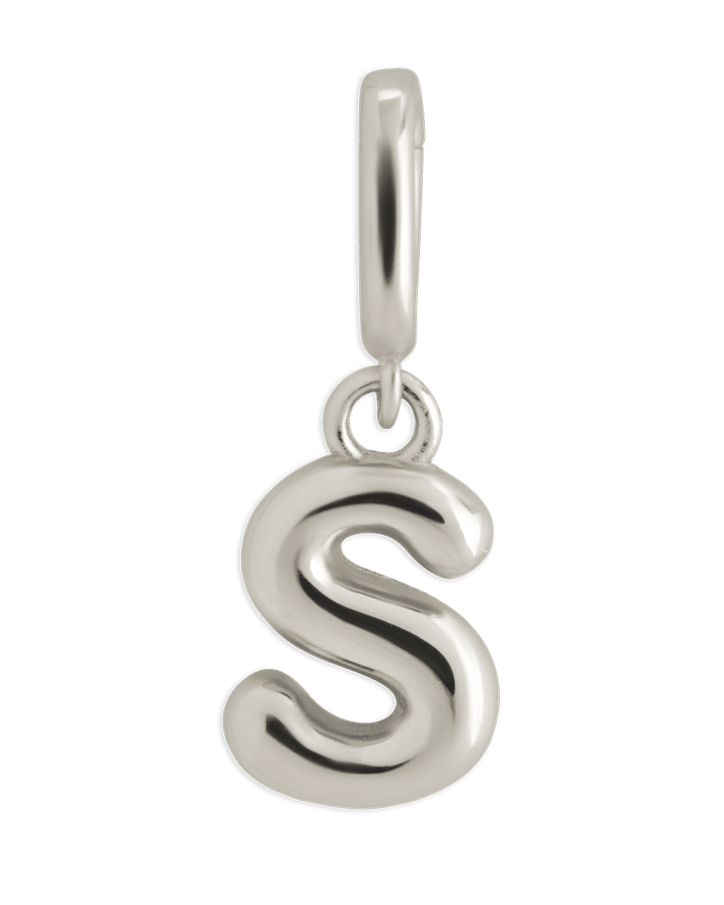 Pendentif Lettre en Argent Sterling