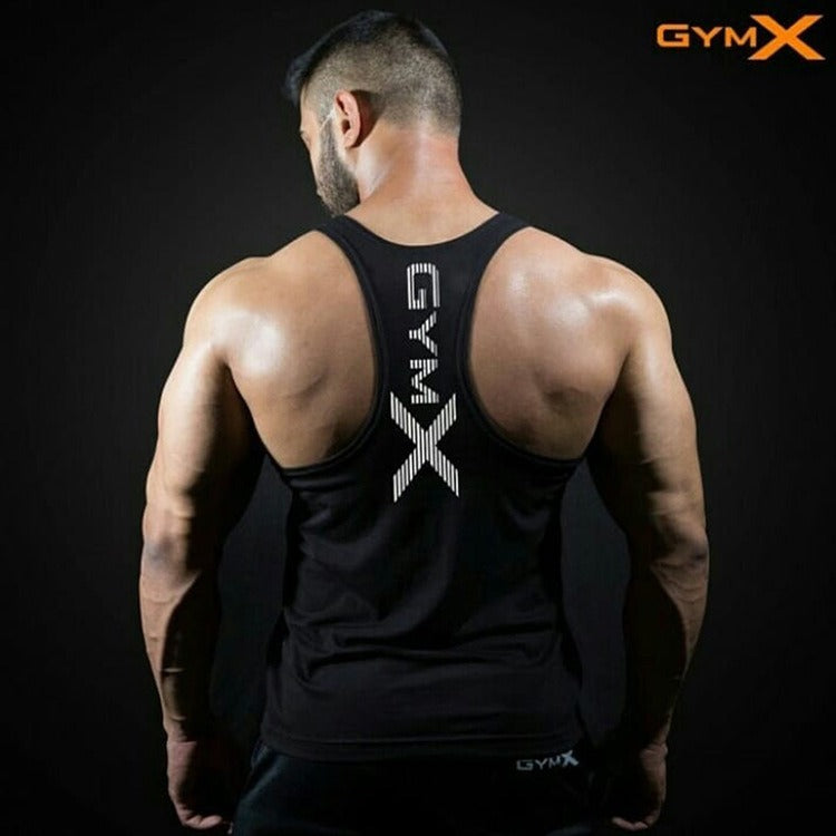 Gilet de Fitness pour Homme, Maillot Ajusté d'Exercice Musculaire, Haut à Séchage Rapide, Combinaison de Fitness, Entraînement Musculaire, Sans Manches
