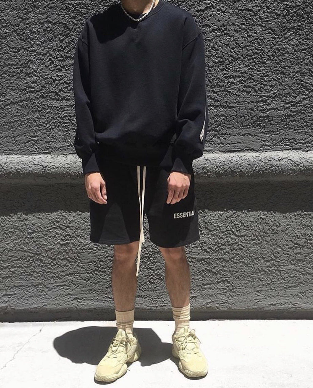 FOG Capri Saison de Dieu ESSENTIELS Tendance Shorts de Sport Décontractés Hommes et Femmes Pantalons à Cordon Tendance