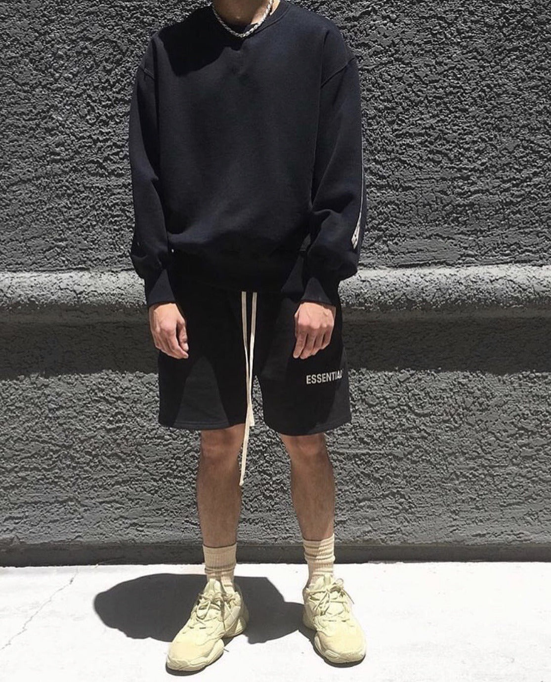 FOG Capri Saison de Dieu ESSENTIELS Tendance Shorts de Sport Décontractés Hommes et Femmes Pantalons à Cordon Tendance