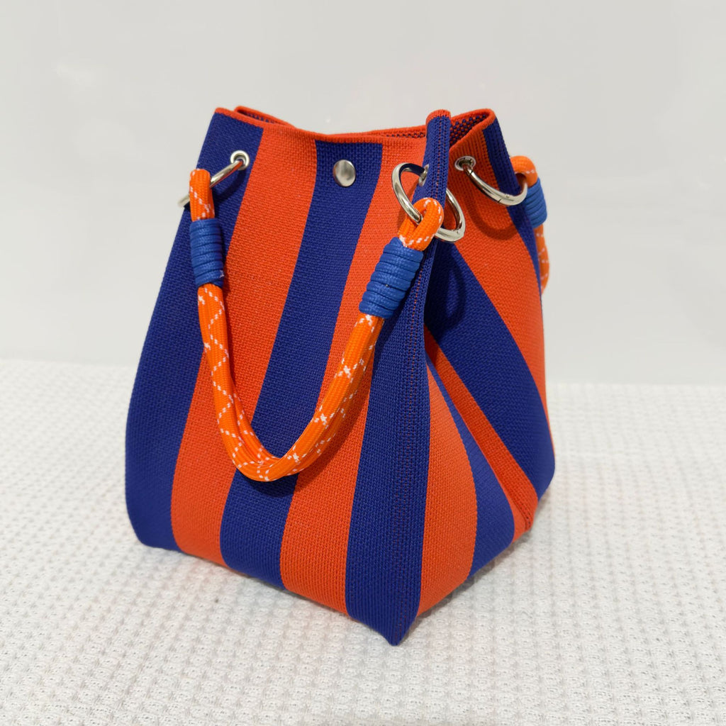 Sac seau, sac tressé, sac tricoté à main, sac à bandoulière unique