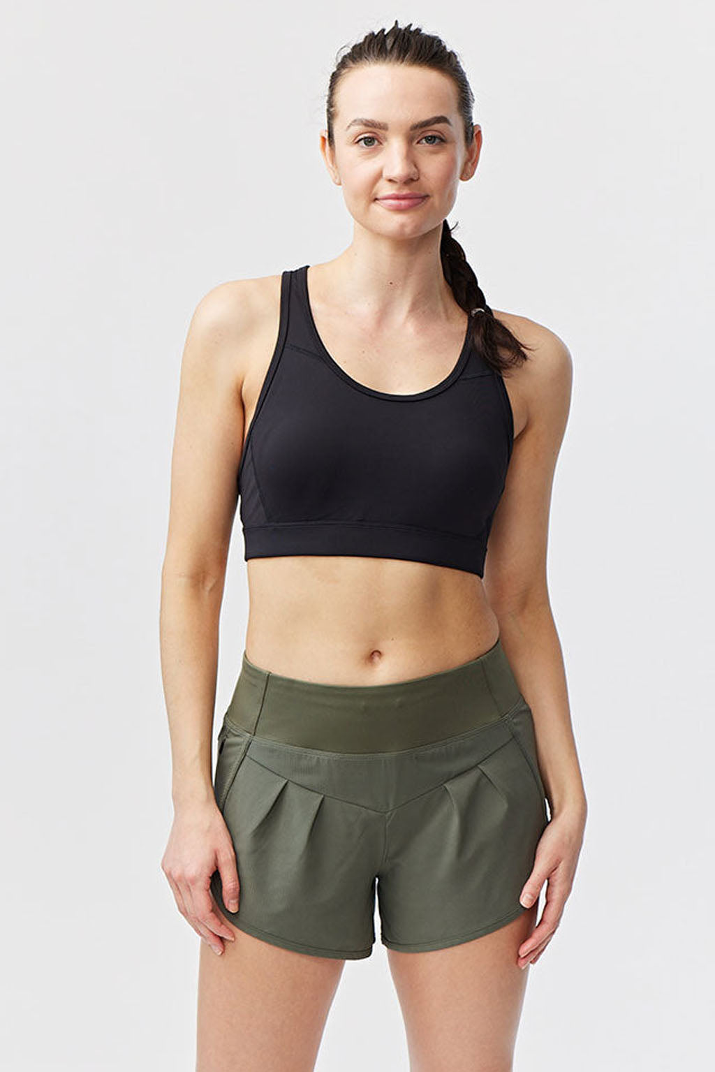 Short de running taille haute Sheva pour femme