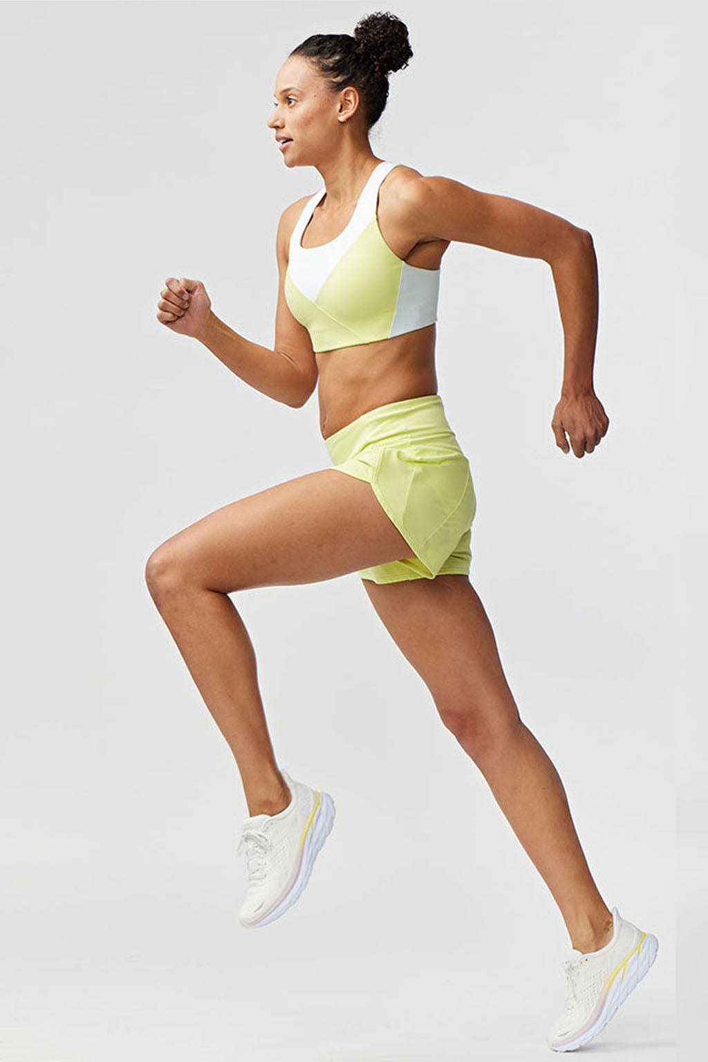 Short de running taille haute Sheva pour femme