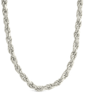Collier chaîne Belen torsadée délicate en argent sterling