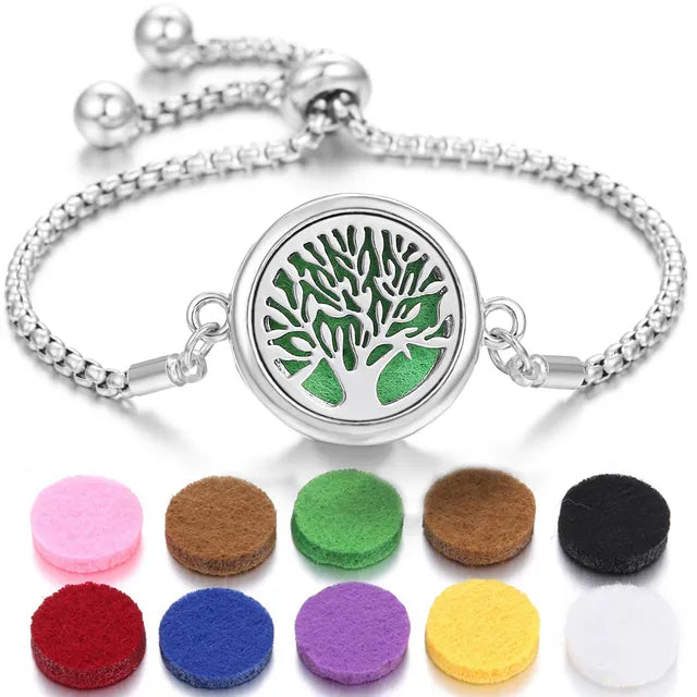 Bracelet de parfum en acier inoxydable