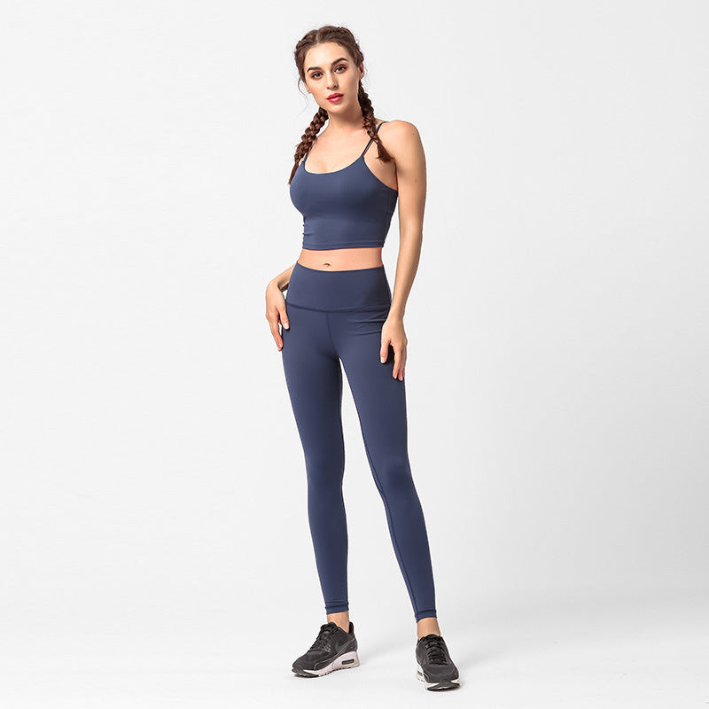 Yoga Wear, Pantalon sculpteur de fessiers à séchage rapide, Débardeur de course