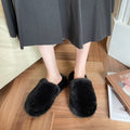 Candy Color One-Word Cotton Slippers for Women