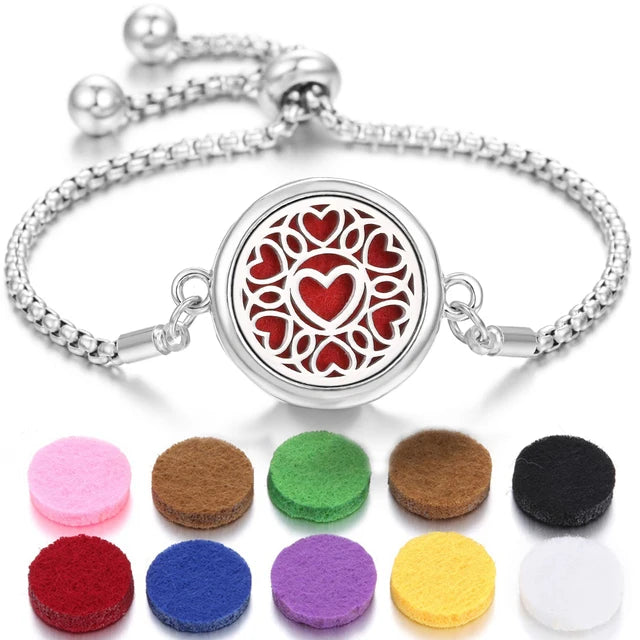 Bracelet de parfum en acier inoxydable