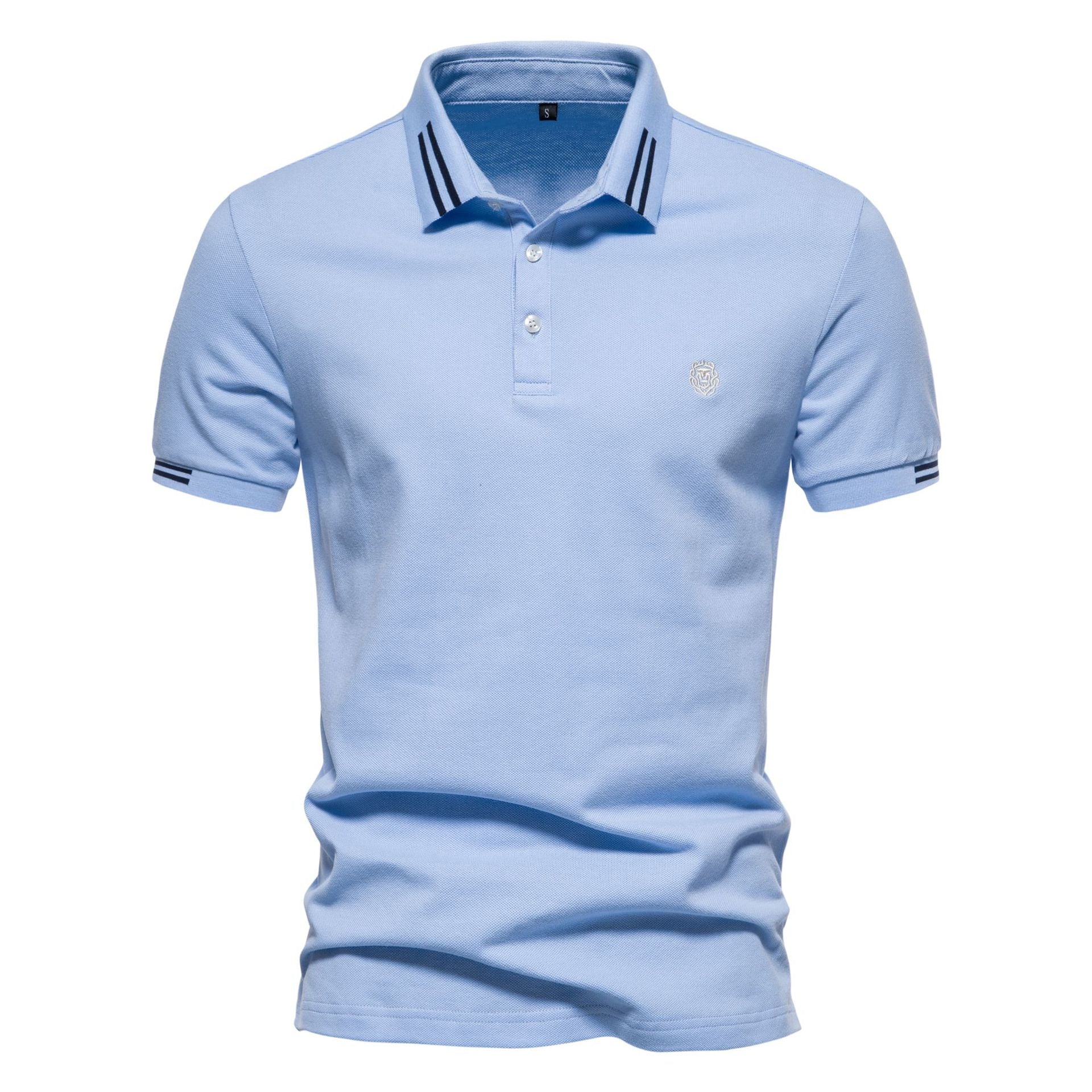 Polo rayé homme brodé – Été 2023