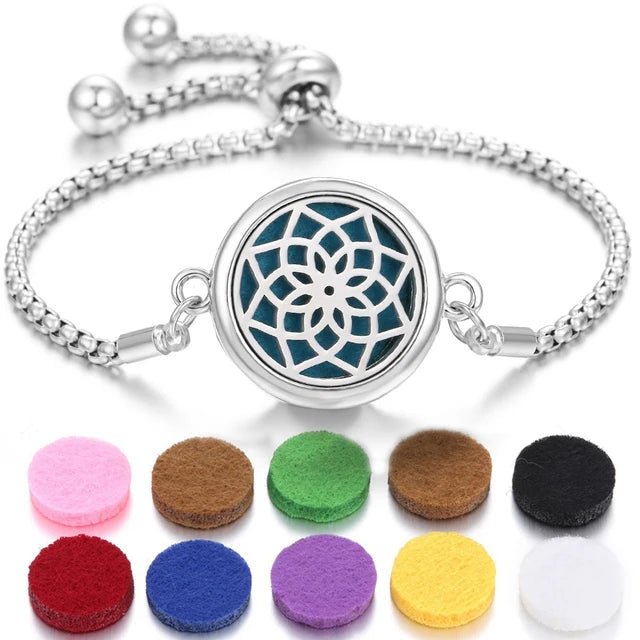 Bracelet de parfum en acier inoxydable