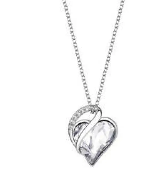 Collier pendentif en forme de cœur