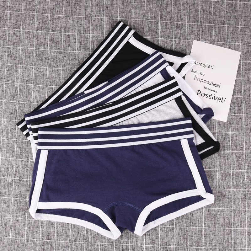 Stylish Women's Cotton Boxer Briefs with Wide Band