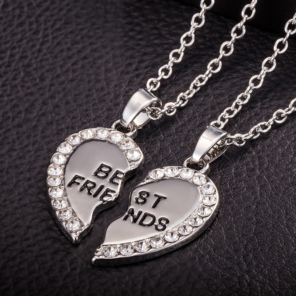 Custom Stainless Steel Couple Necklace with Name Pendant