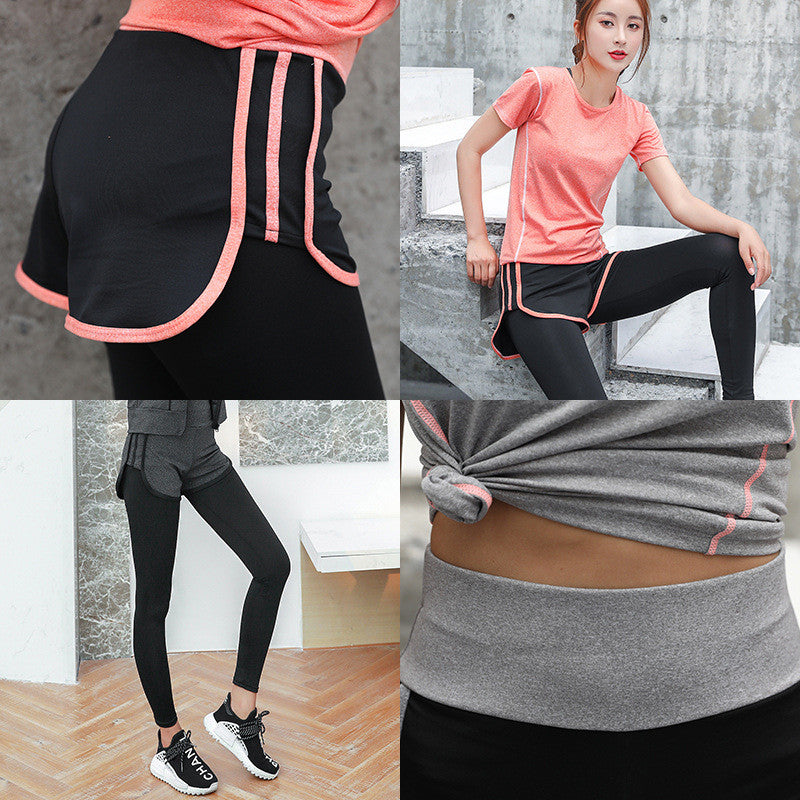 High Waist Women's Fitness Yoga Running Wear