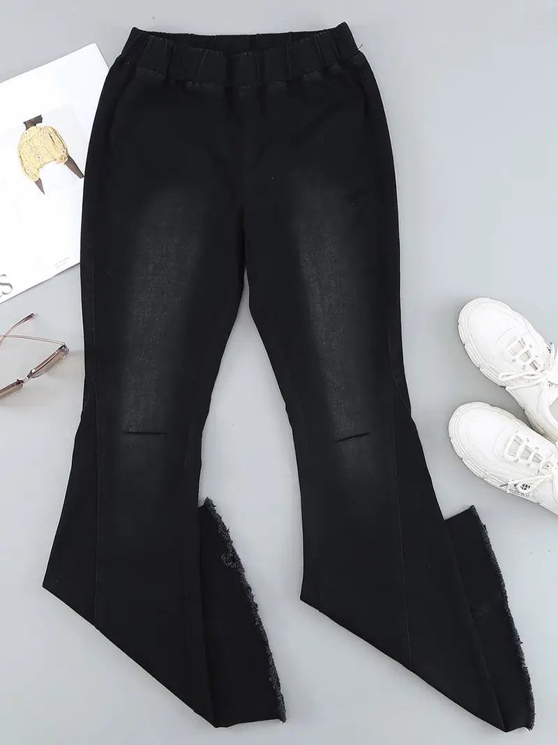 Women's Distressed Flare & Bell Bottom Denim Jeans
