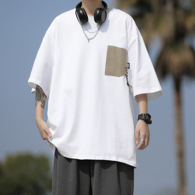 T-shirt d'été décontracté à manches courtes pour homme