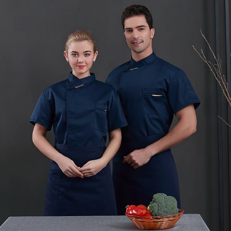 Breathable Thin Summer Work Clothes for Young Adults