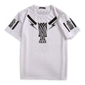 T-shirt homme grande taille coupe ample d'été avec imprimé