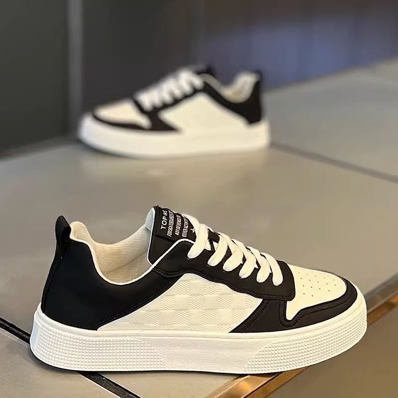 Men's Breathable Panda Color Casual Sneakers