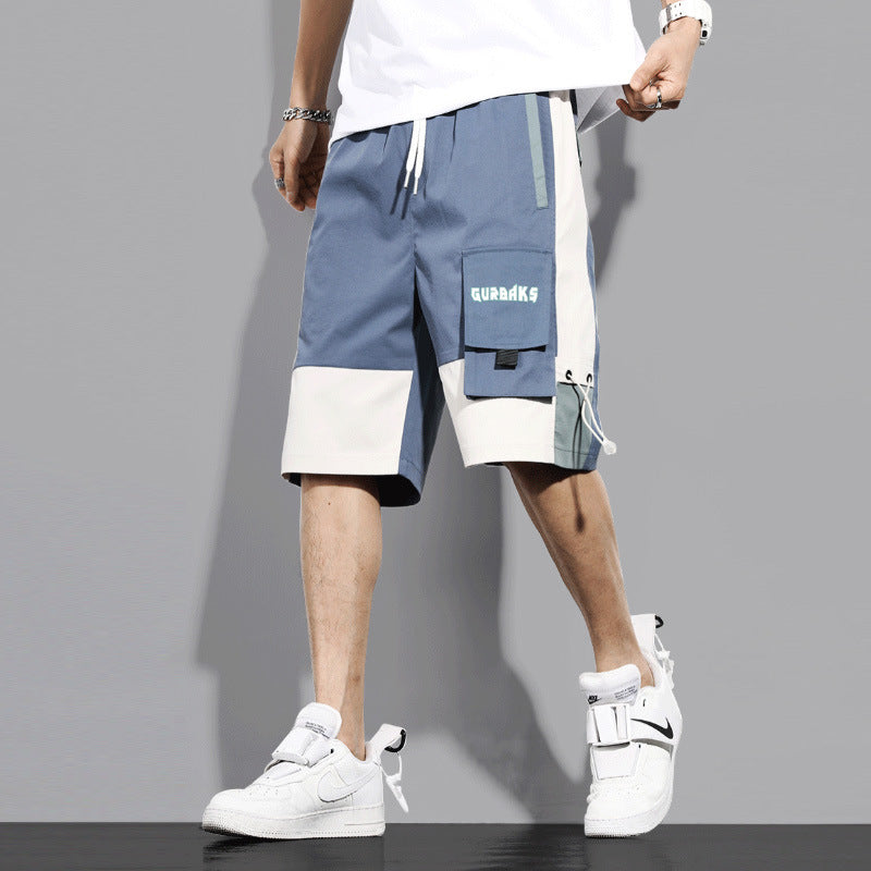 Shorts cargo amples multipoches pour homme