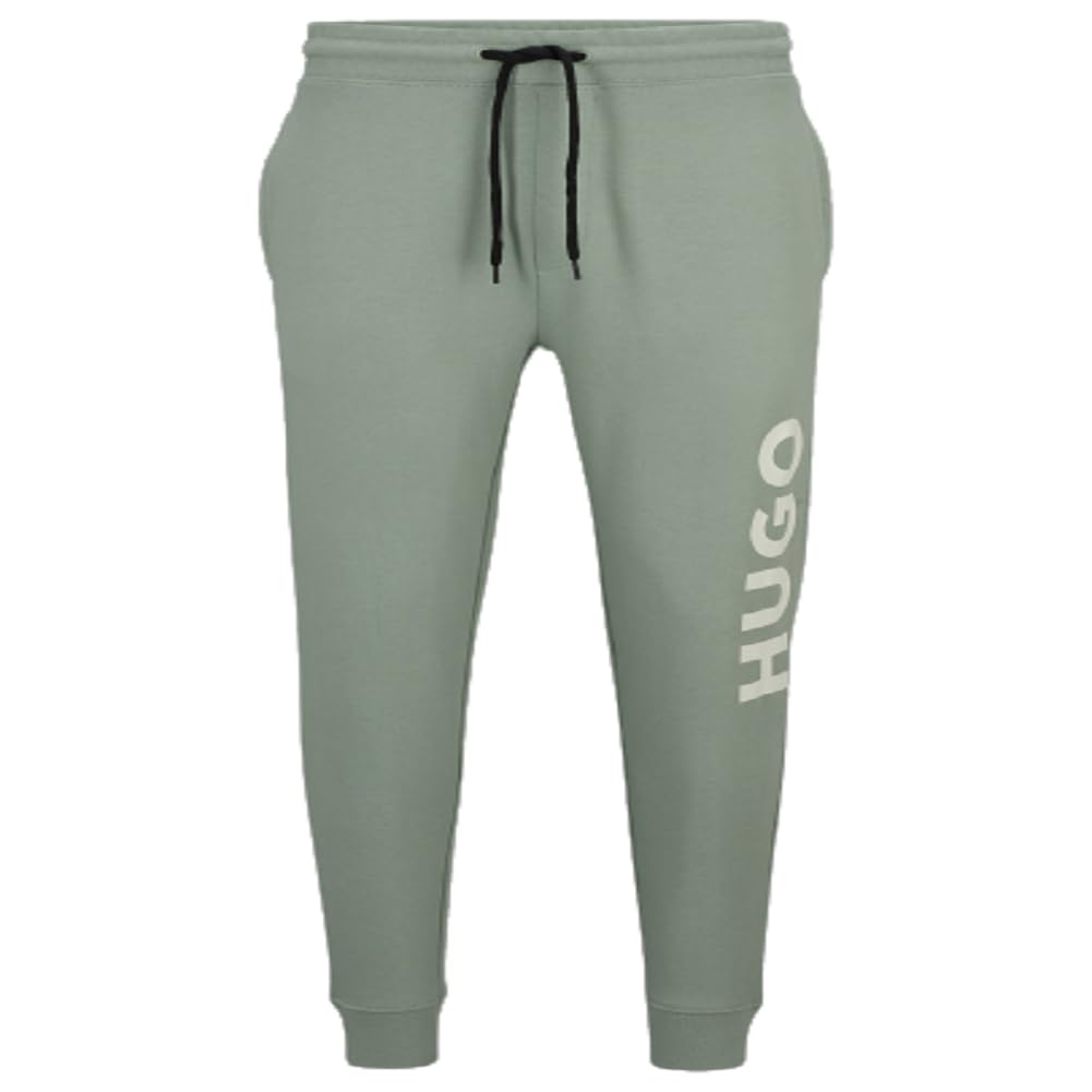 HUGO Big Logo Cotton Sweatpants Sage Green