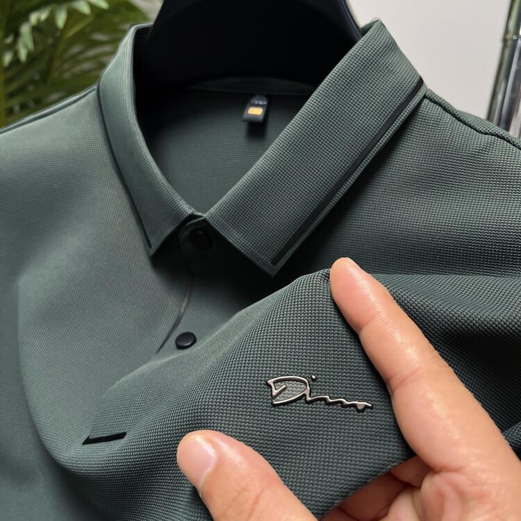 Polo pour Homme Été 2023 - T-shirt Soie Glacée Coupe Ajustée