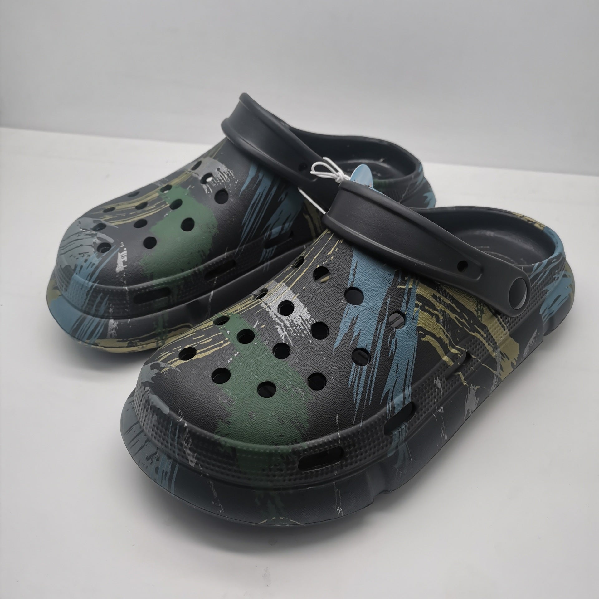 Sandales et vêtements graffitis en EVA pour homme Big Head
