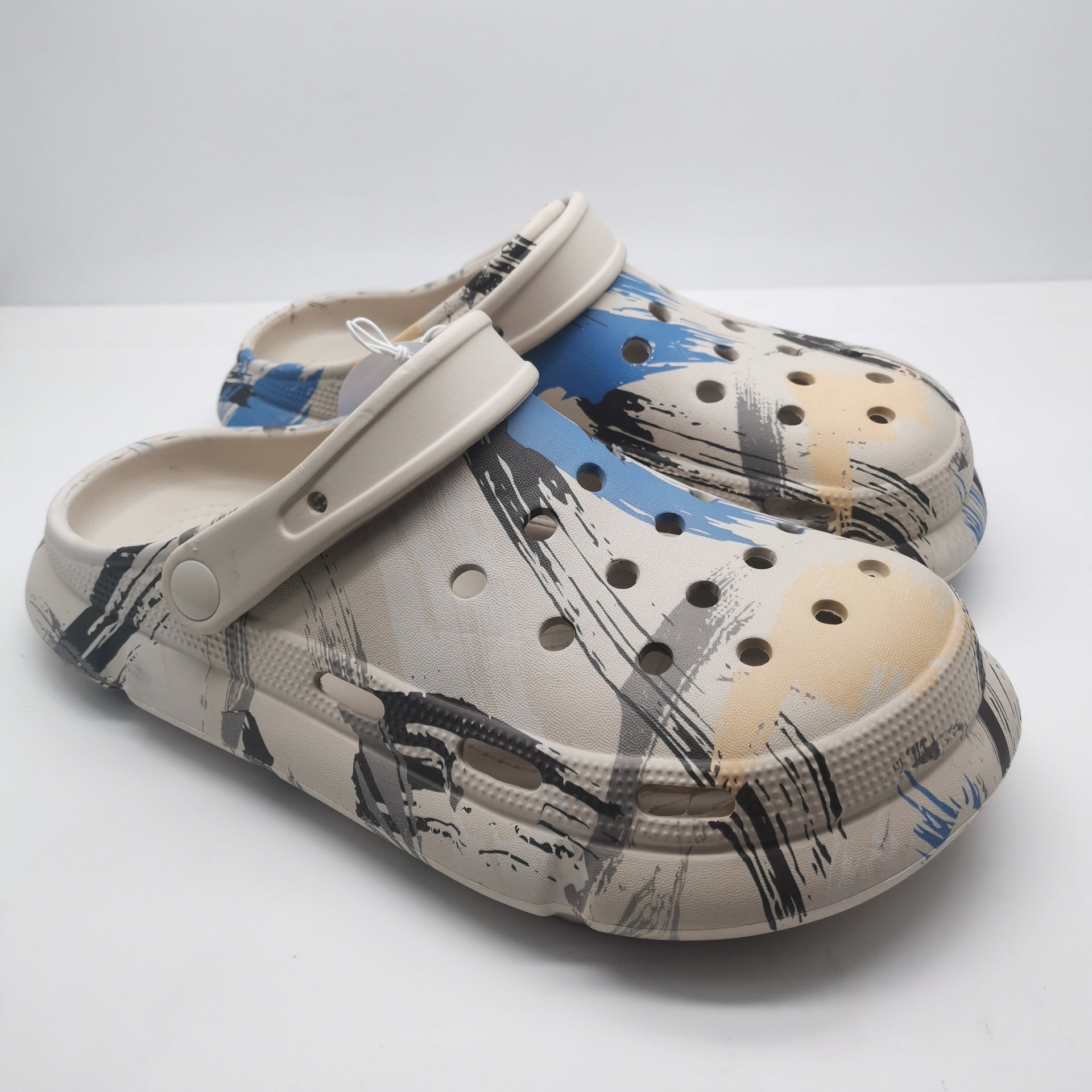 Sandales et vêtements graffitis en EVA pour homme Big Head