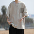 Men's Casual Loose Fit Summer Short-Sleeved T-Shirt