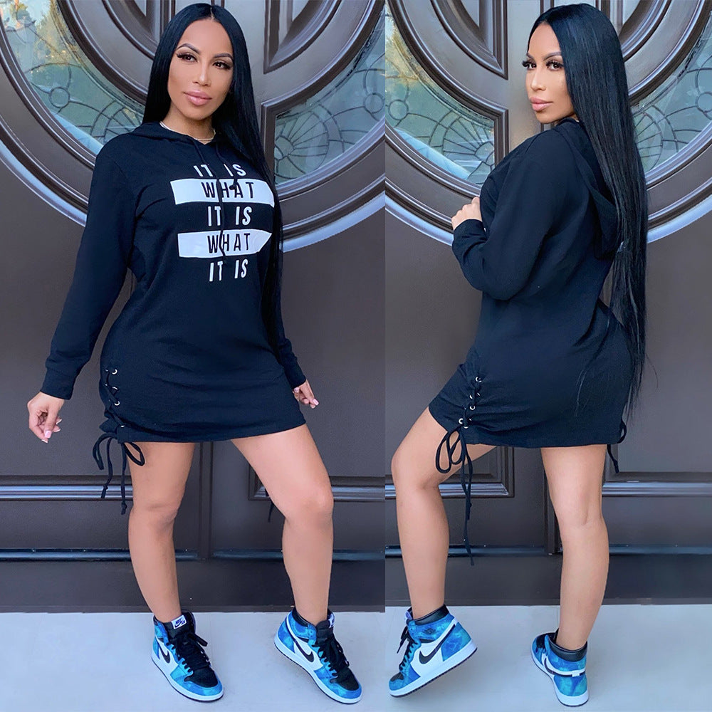 Women's Long-Sleeved T-Shirt Dress